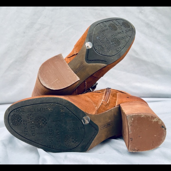 Vince Camuto whiskey brown boots size 8 -38 - Picture 5 of 9